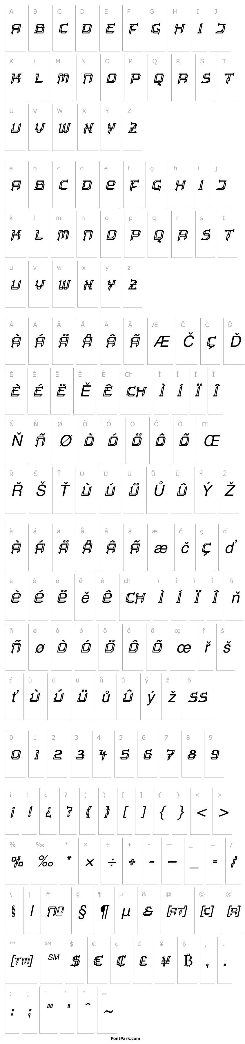 Overview Tipi Slanted Electric Inline