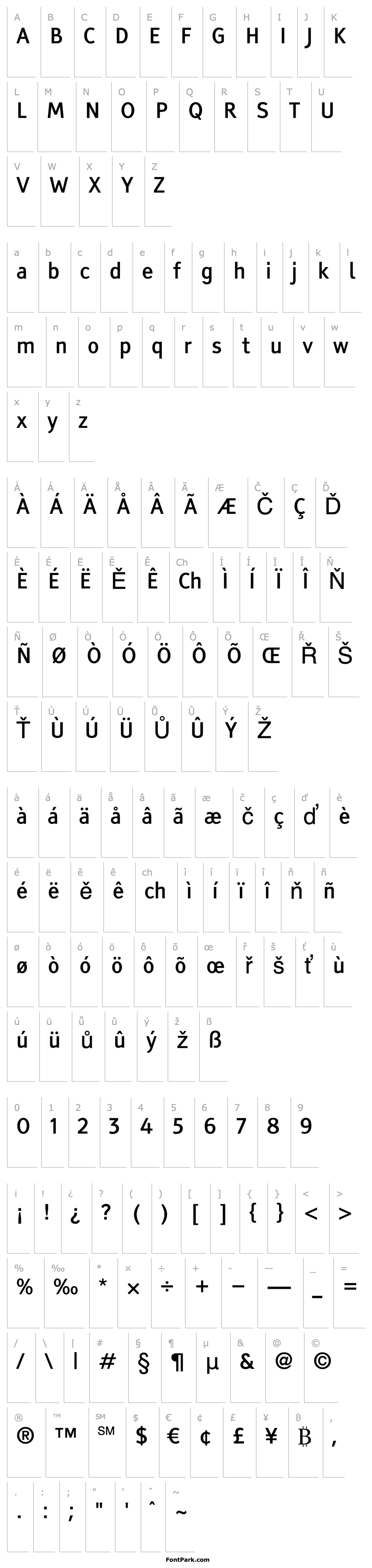 Přehled TiresiasScreenfont