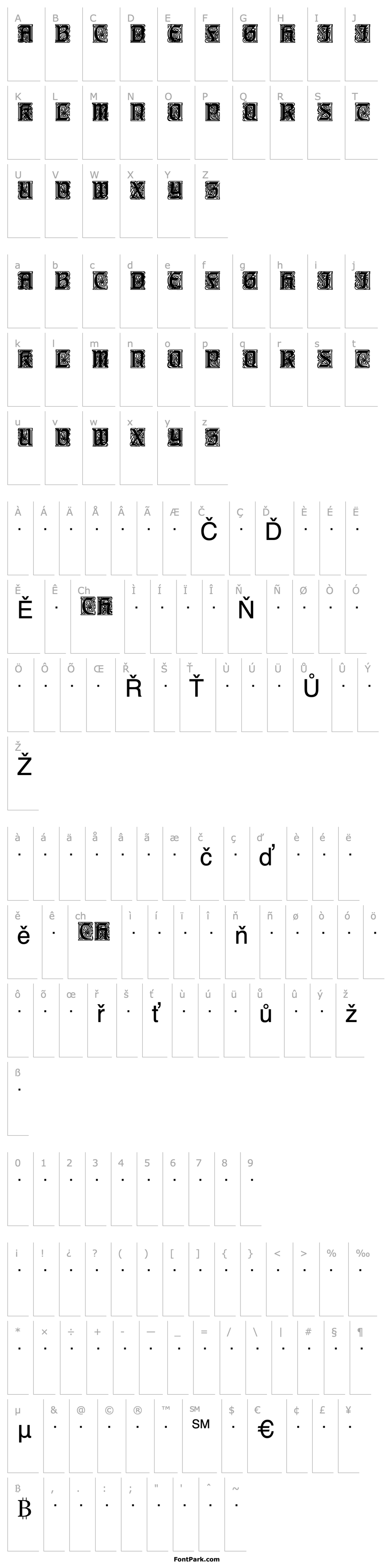 Overview TitlingCaps Regular