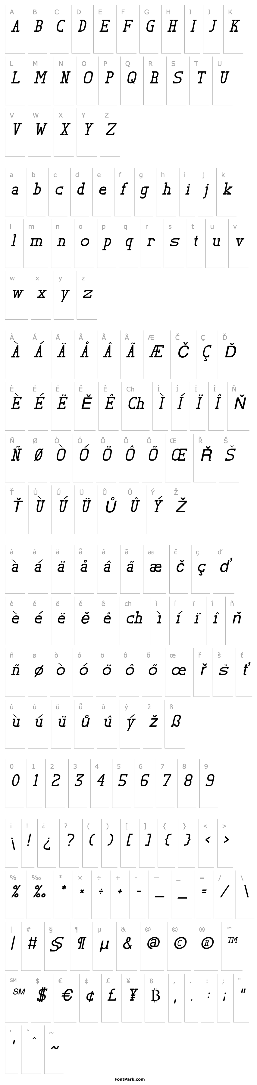 Overview TL Serif Italic