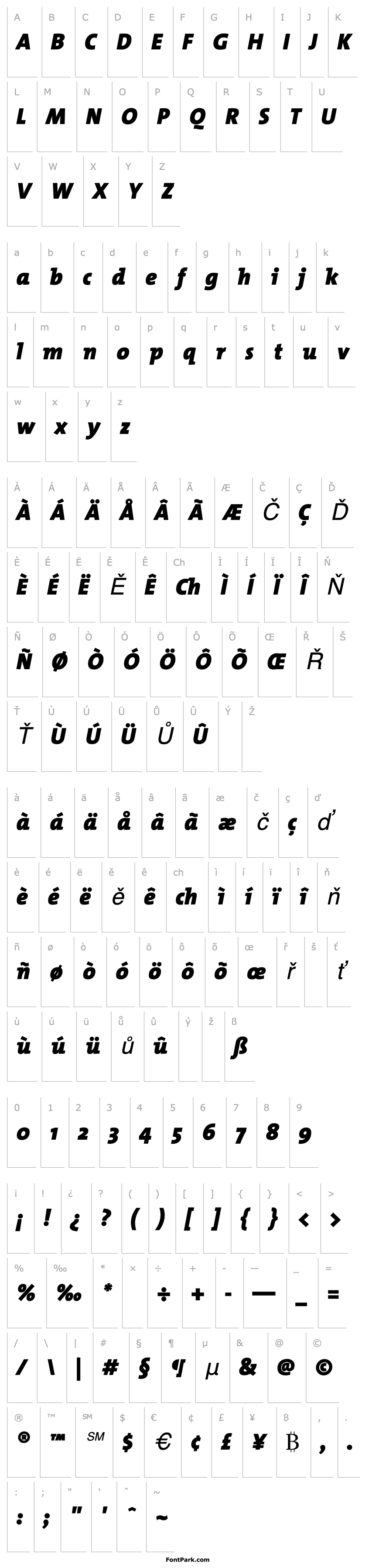 Overview TMixHeavy-Italic