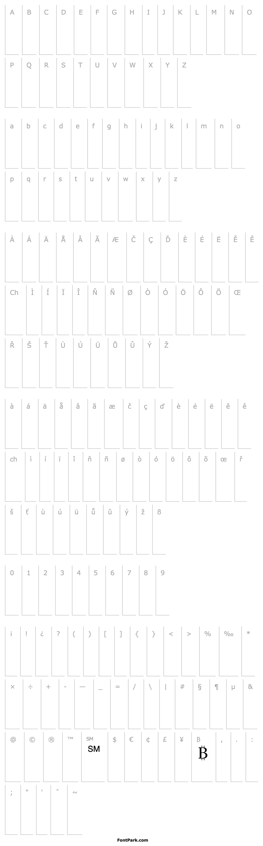 Overview TN Blank