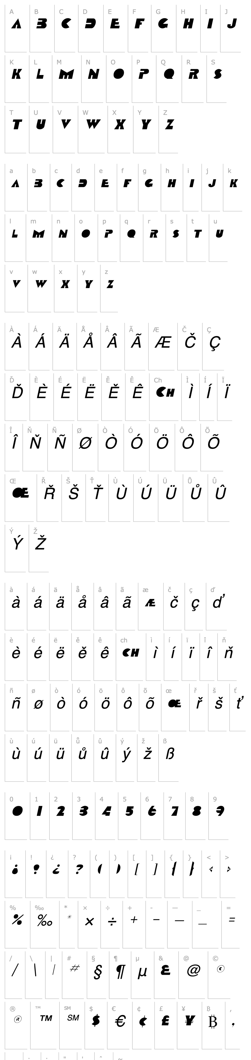 Overview TobagoSCapsSSK Italic