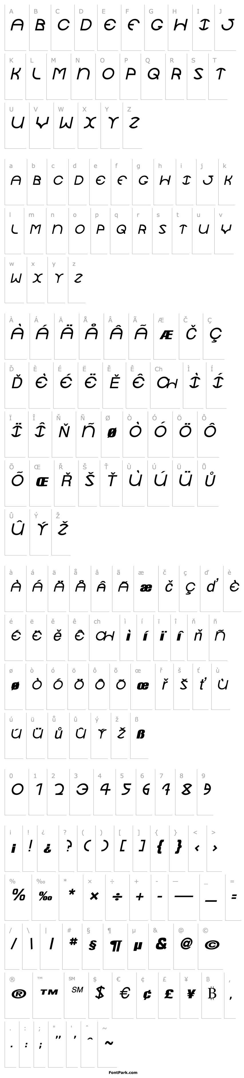 Overview TocopillaSCapsSSK Italic