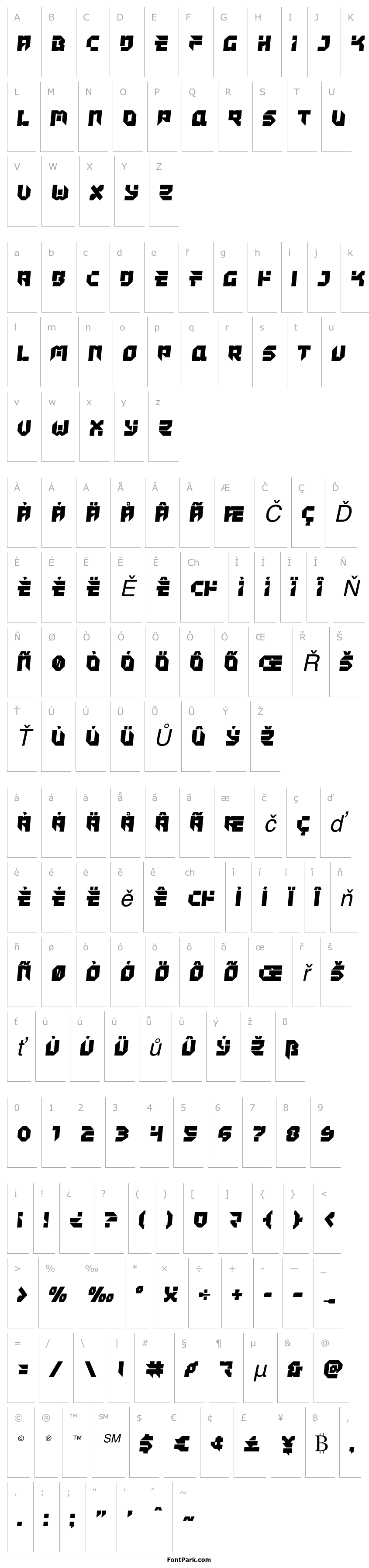 Přehled Tokyo Drifter Semi-Italic