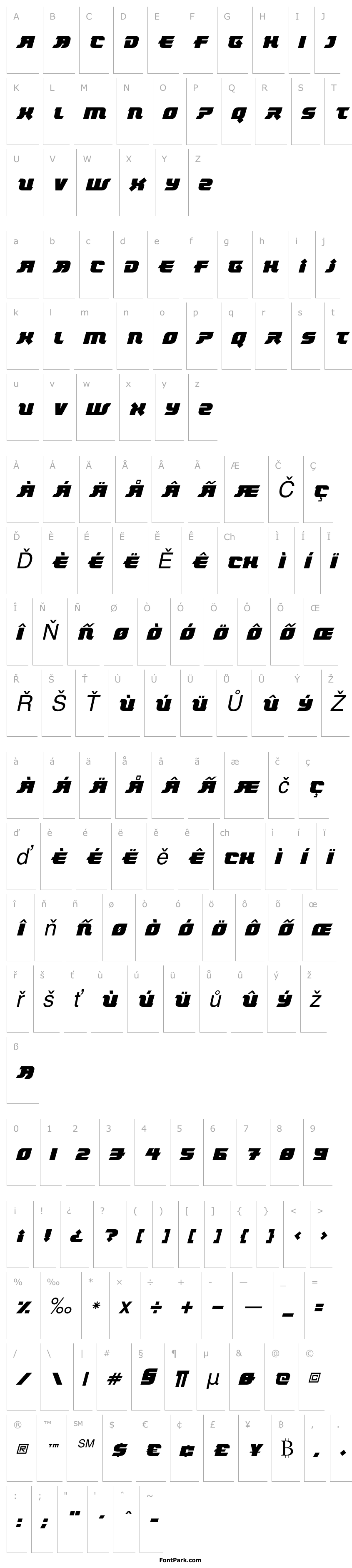Přehled Tokyo Knights Italic