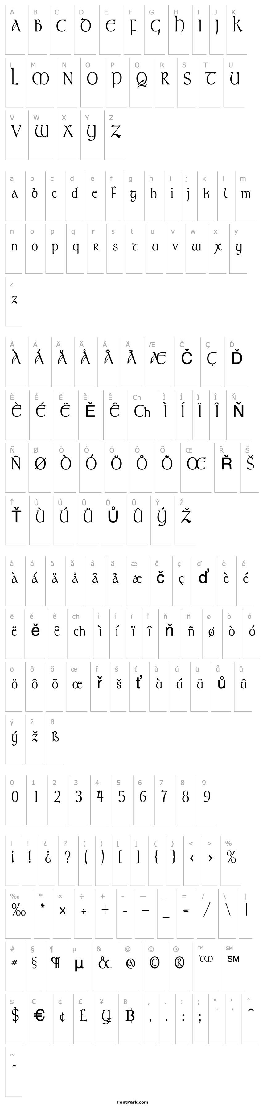 Overview TolkienNarrow Regular