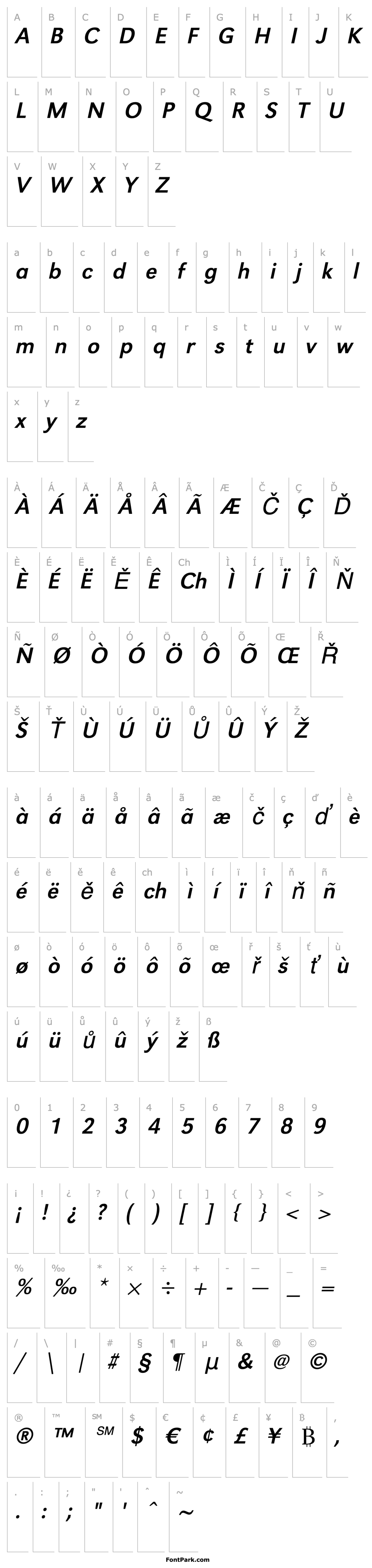 Přehled TomBecker Italic