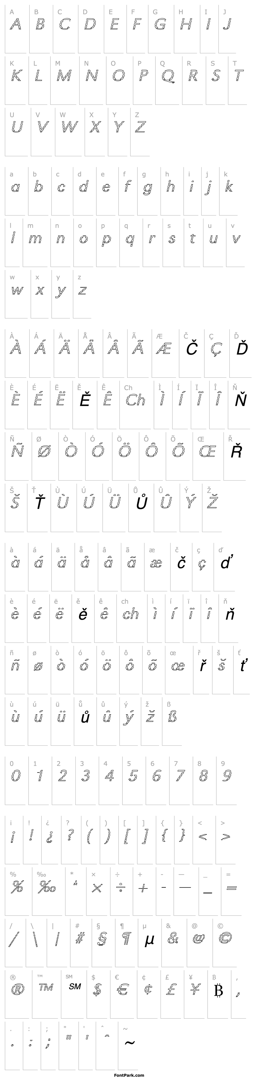 Overview TomBeckerGradoE-Light-Italic