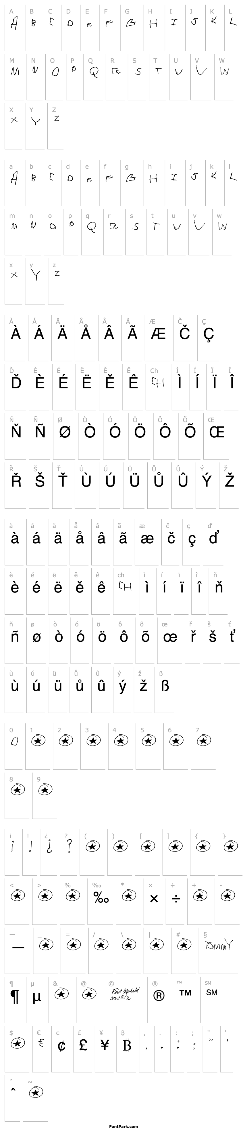 Overview Tommy's First Alphabet