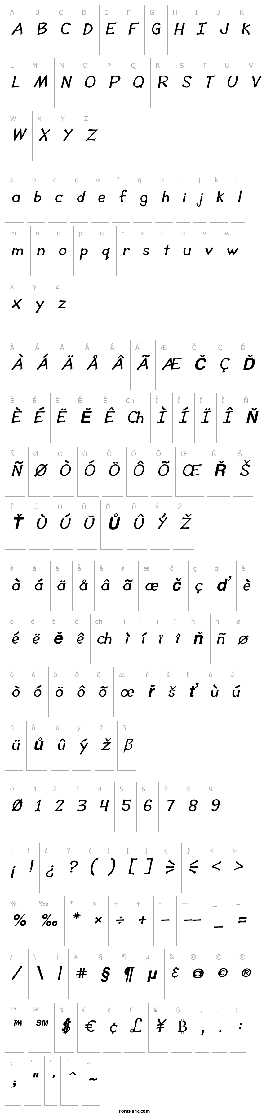 Přehled Tooney Loons Bold Italic