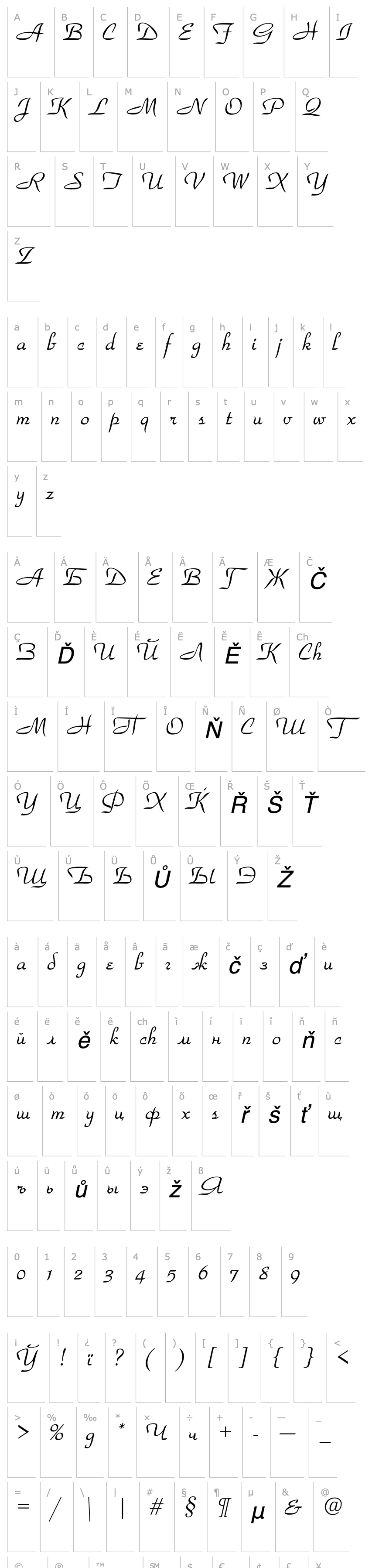 Overview Torhok Italic