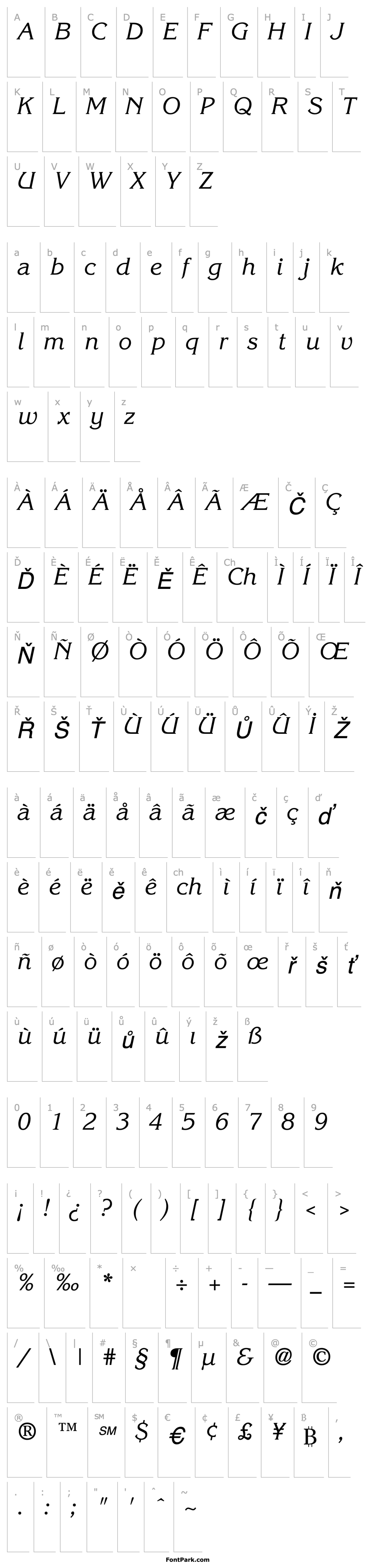 Overview TR Eagles  Italic