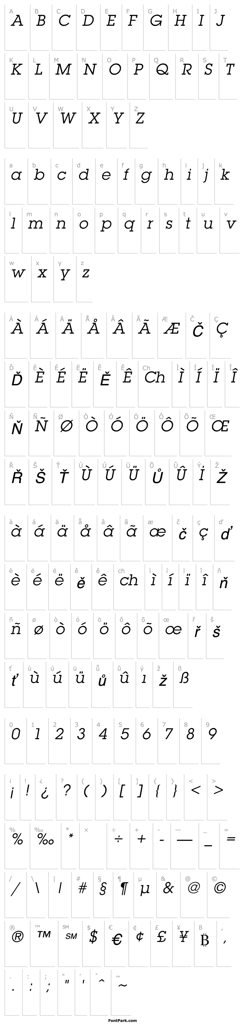 Overview TR McLean  Italic