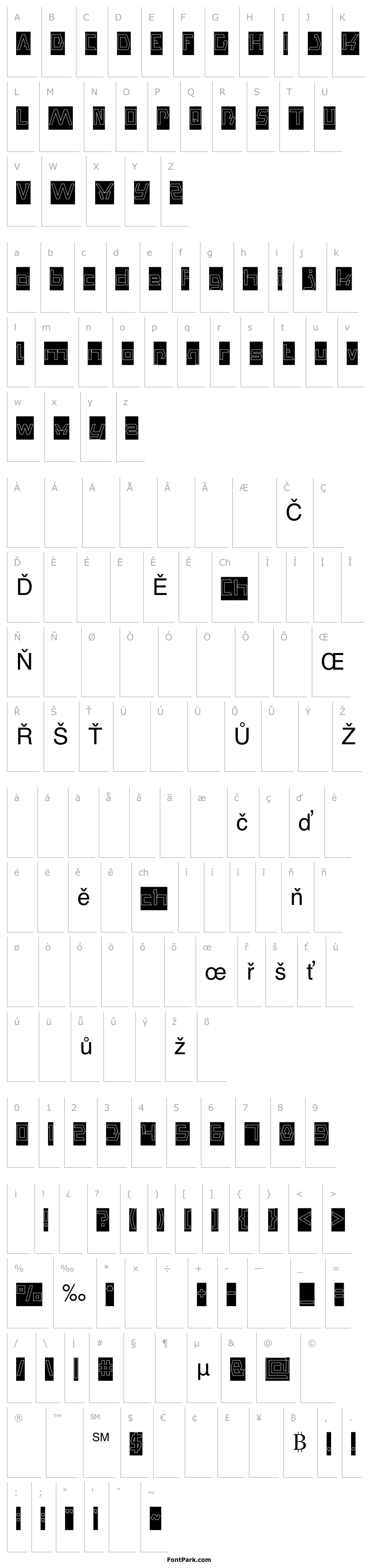 Přehled TRADE AND MARK-Hollow-Inverse