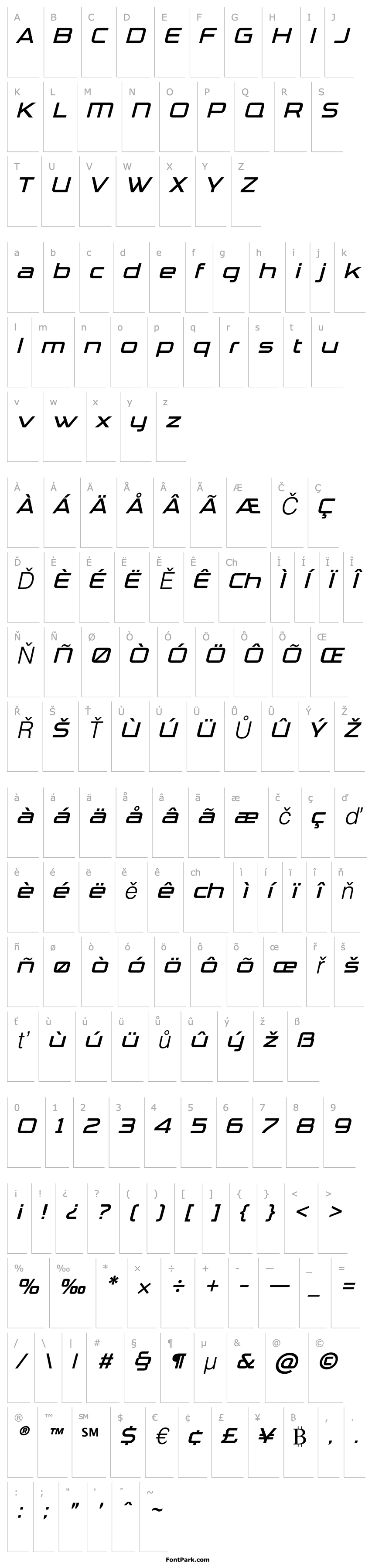 Overview TradeMarker-LightItalic