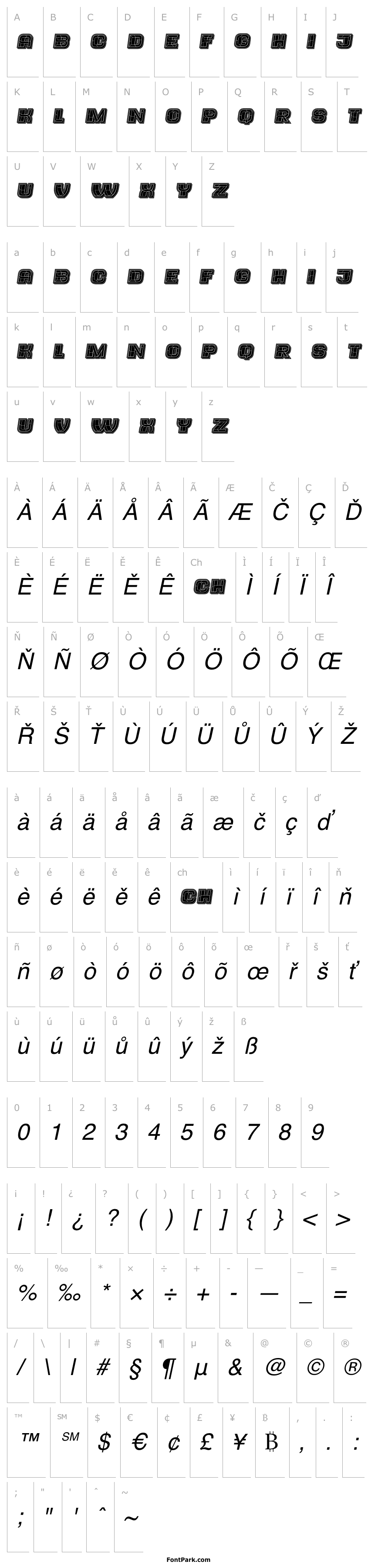 Přehled Trader College Filled Italic