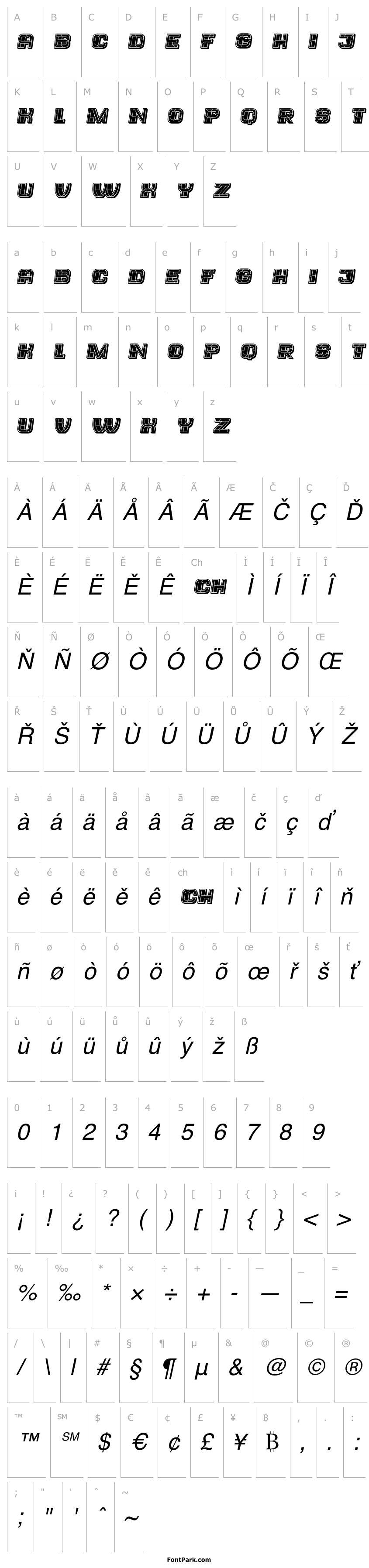 Přehled Trader Filled Italic