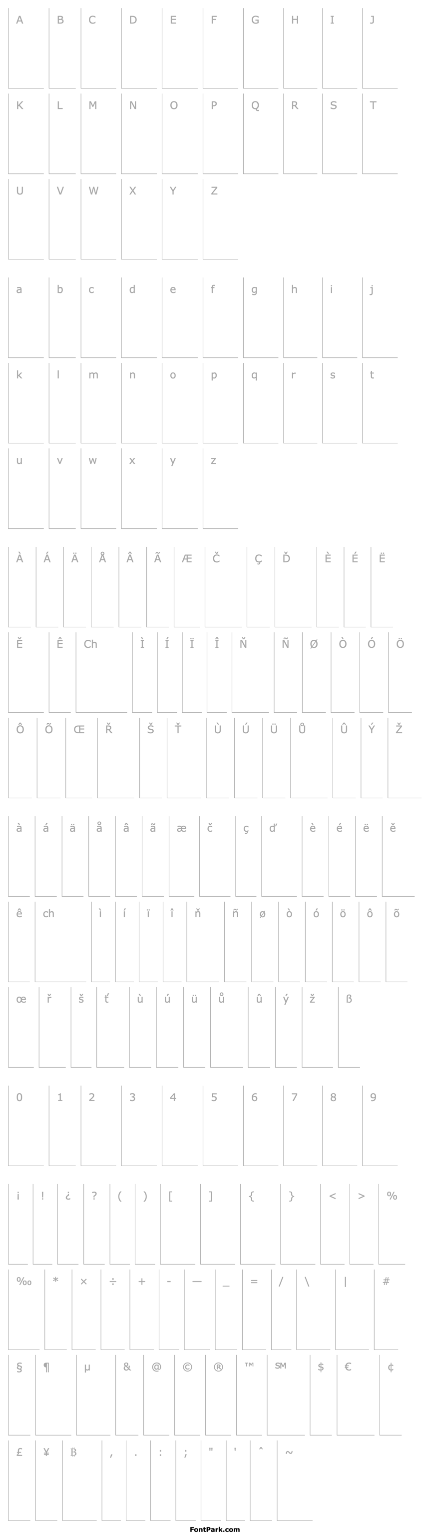 Přehled Trailer Park Numerals