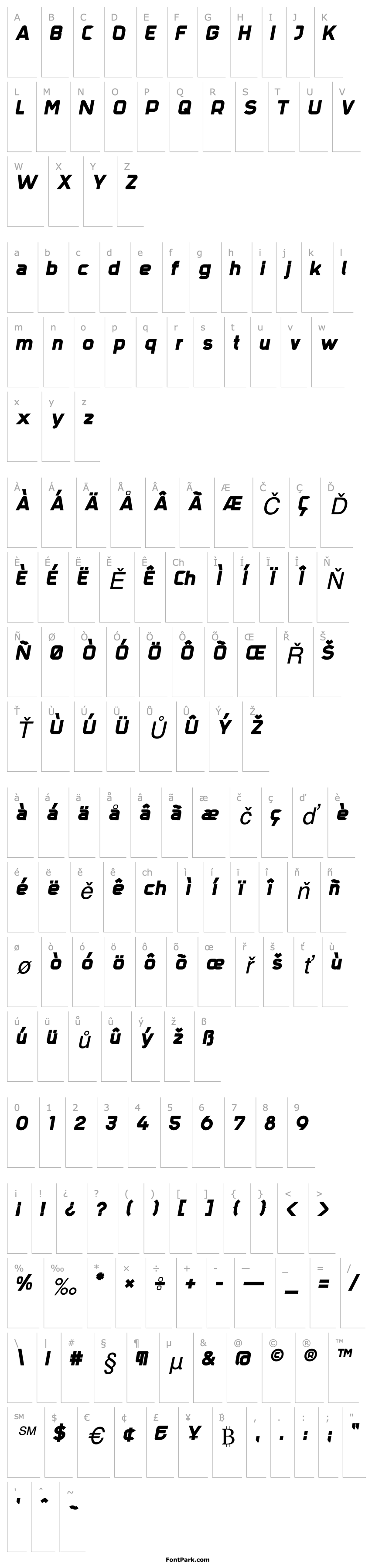 Overview Trak-BlackItalic