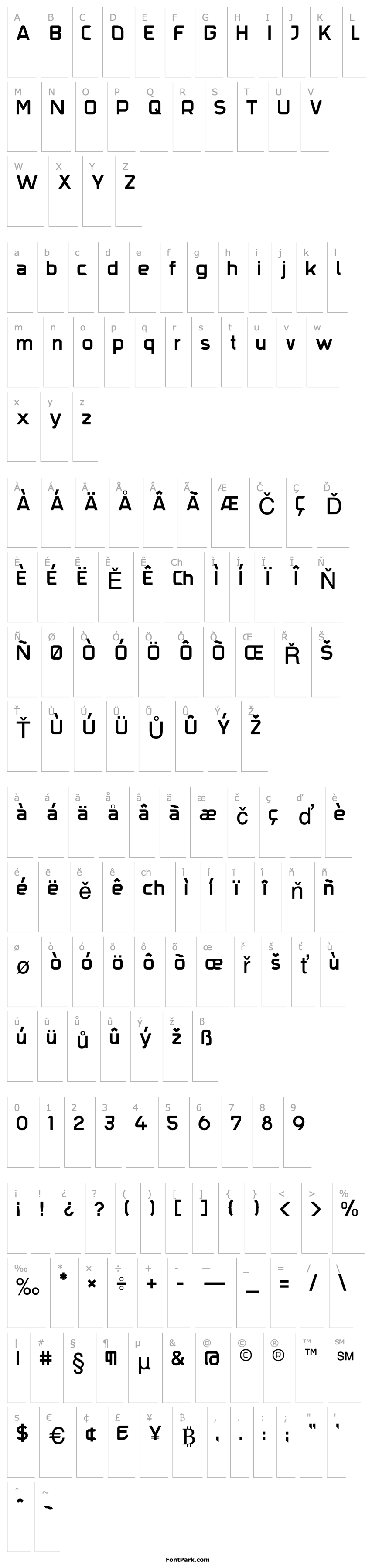 Přehled Trak-SemiBold