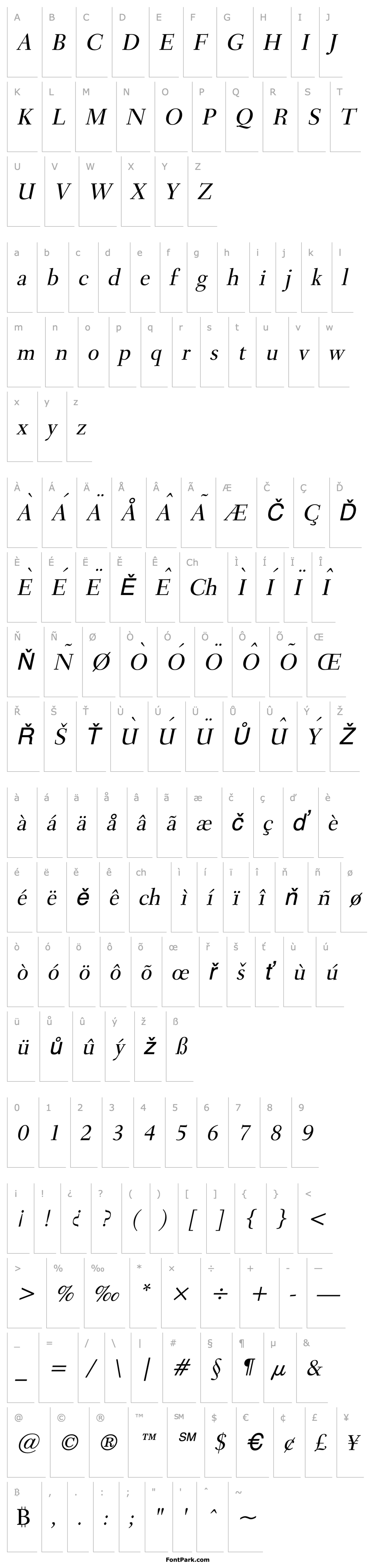 Overview Transit Italic