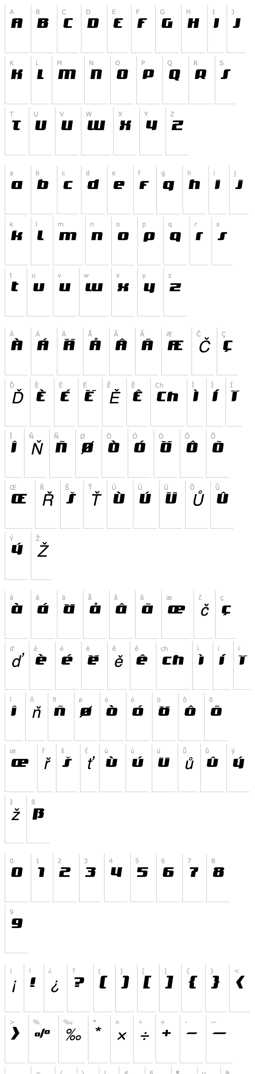 Přehled TransItalic