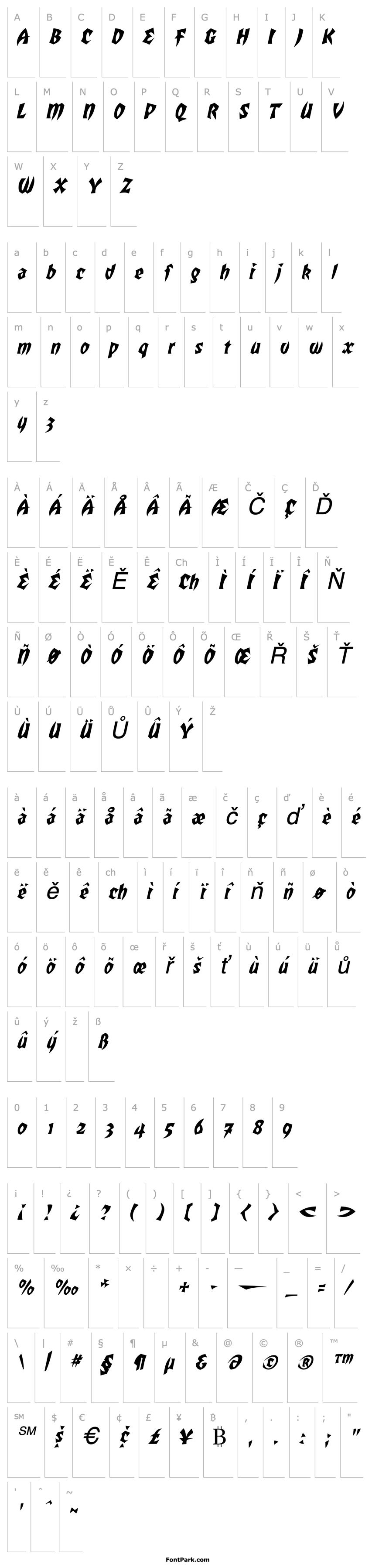 Overview Transylvania Italic