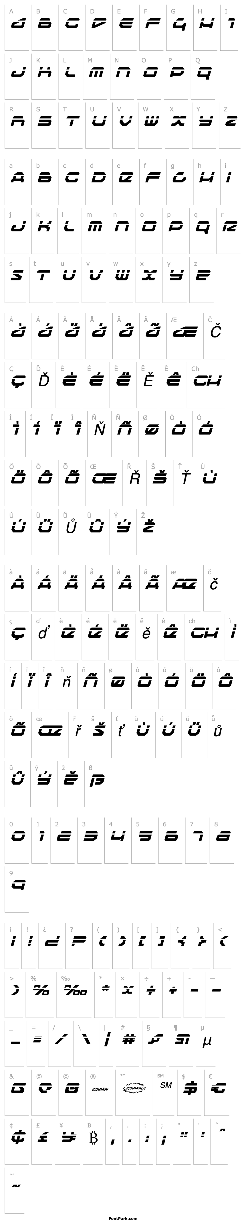 Overview Traveler Laser Italic