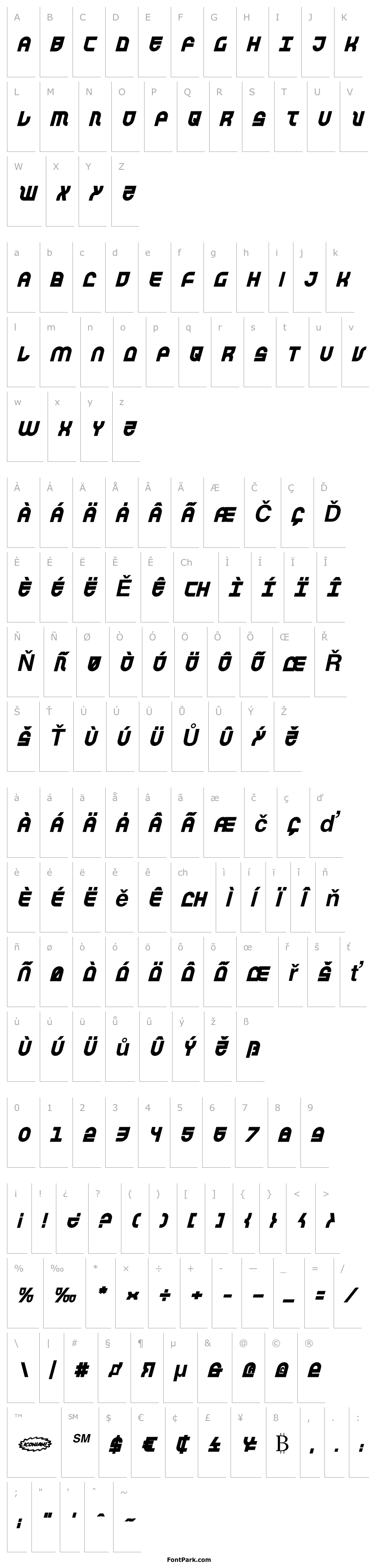 Přehled Trek Trooper Bold Italic