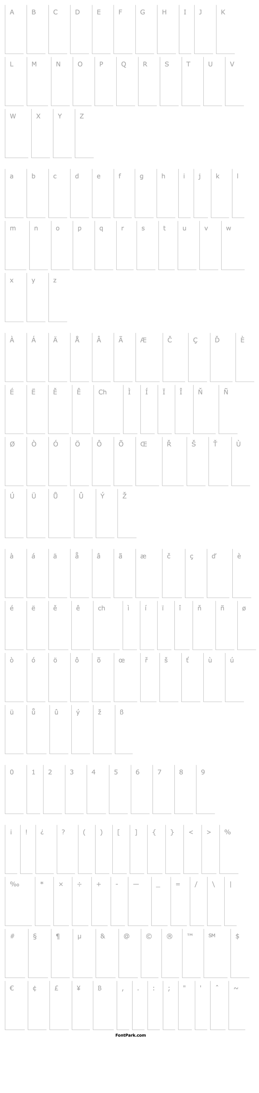 Overview TrembleLightItalic