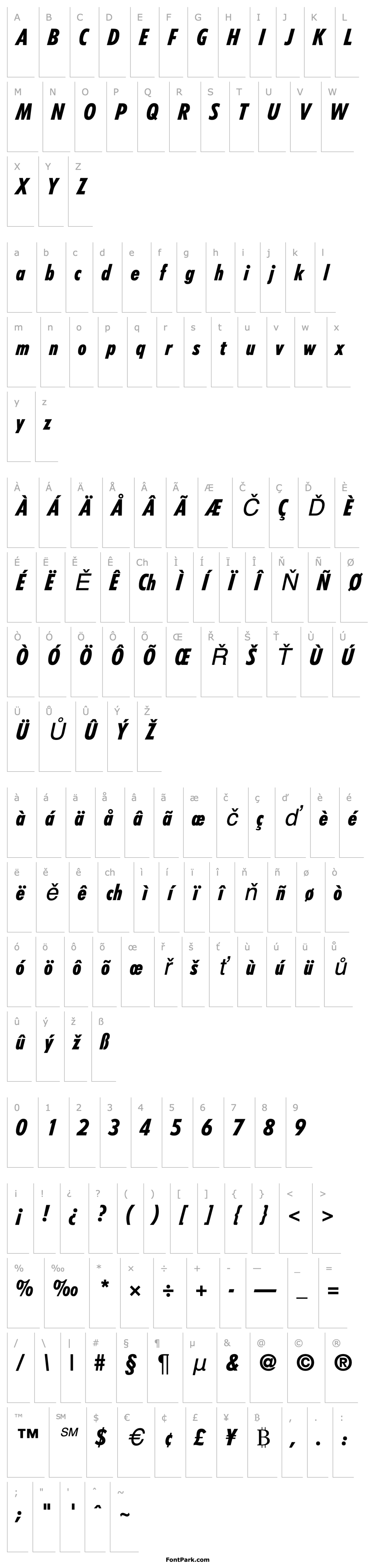 Overview Tremolo-RegularItalic