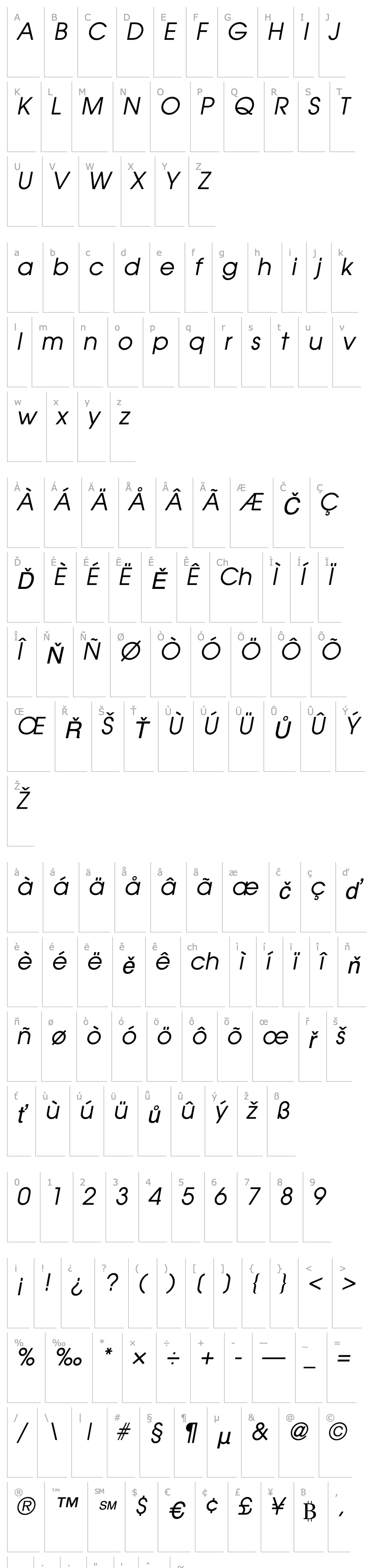 Přehled Trendex SSi Italic