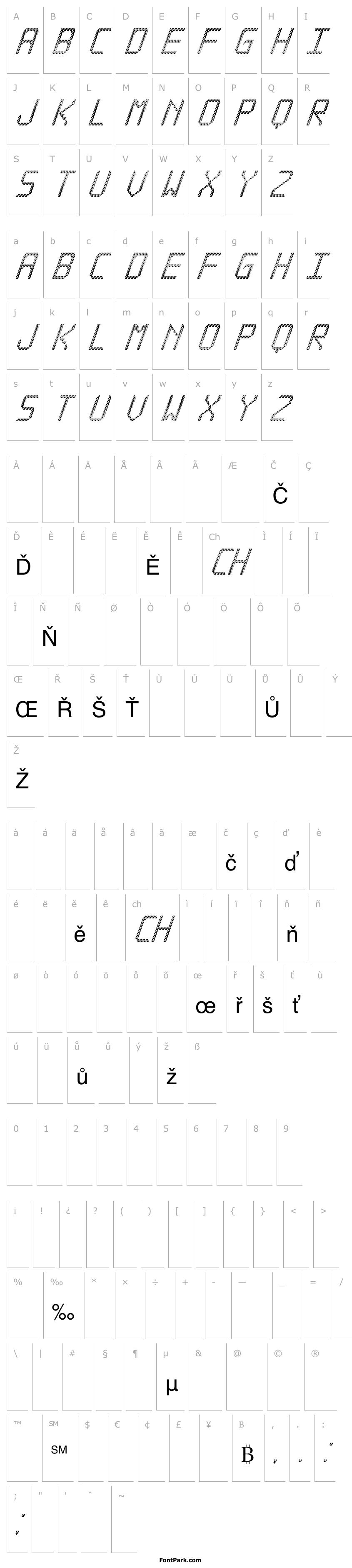 Overview Triangled tfb cursive