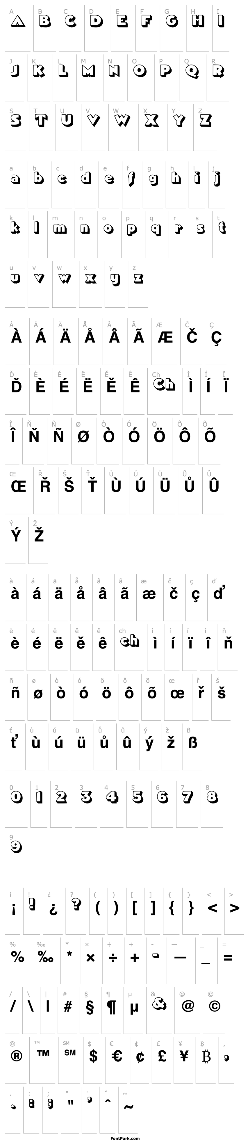 Overview TricorneOutlineSSK Bold