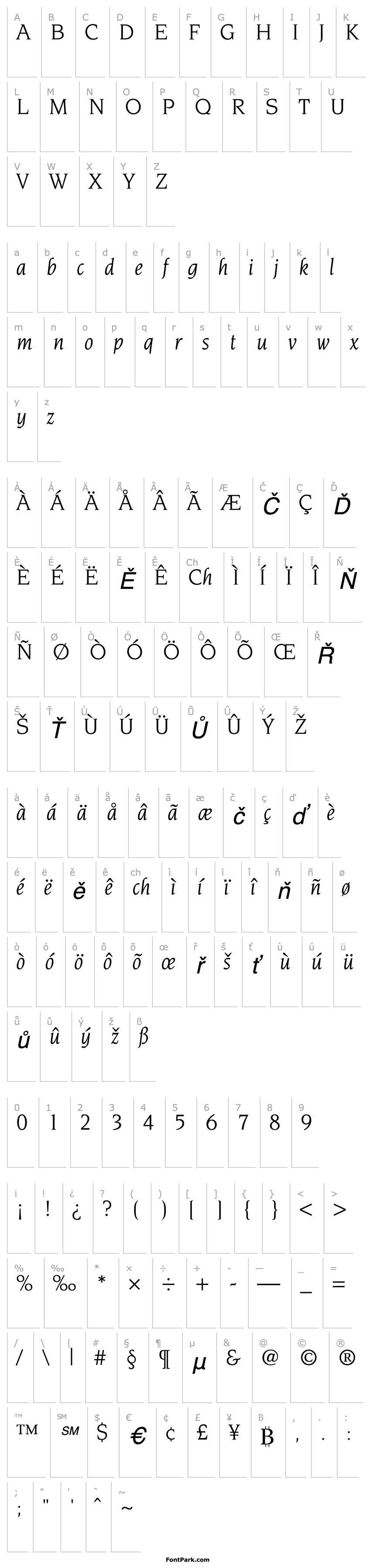 Overview Trident SSi Italic