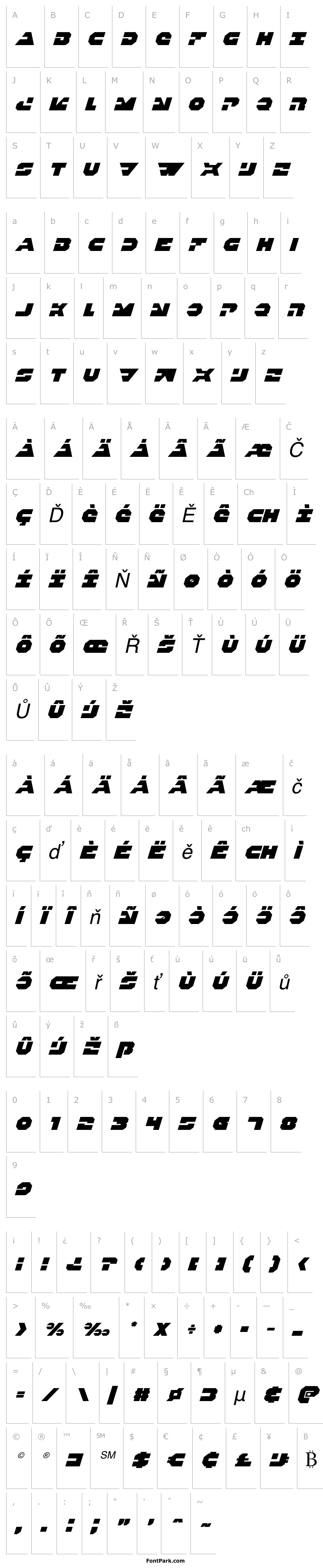 Overview Trigger Man Italic