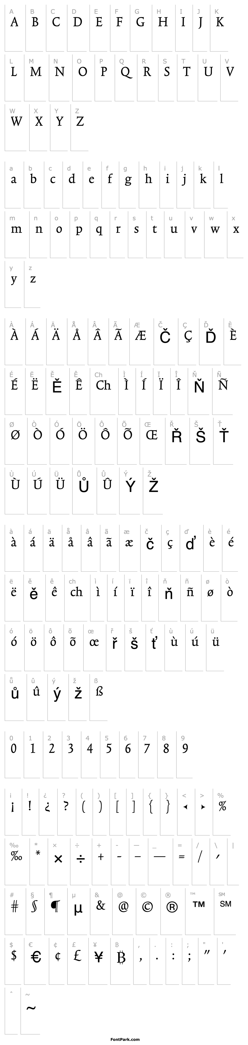 Přehled TriniteNo1-RomanCondensedTab