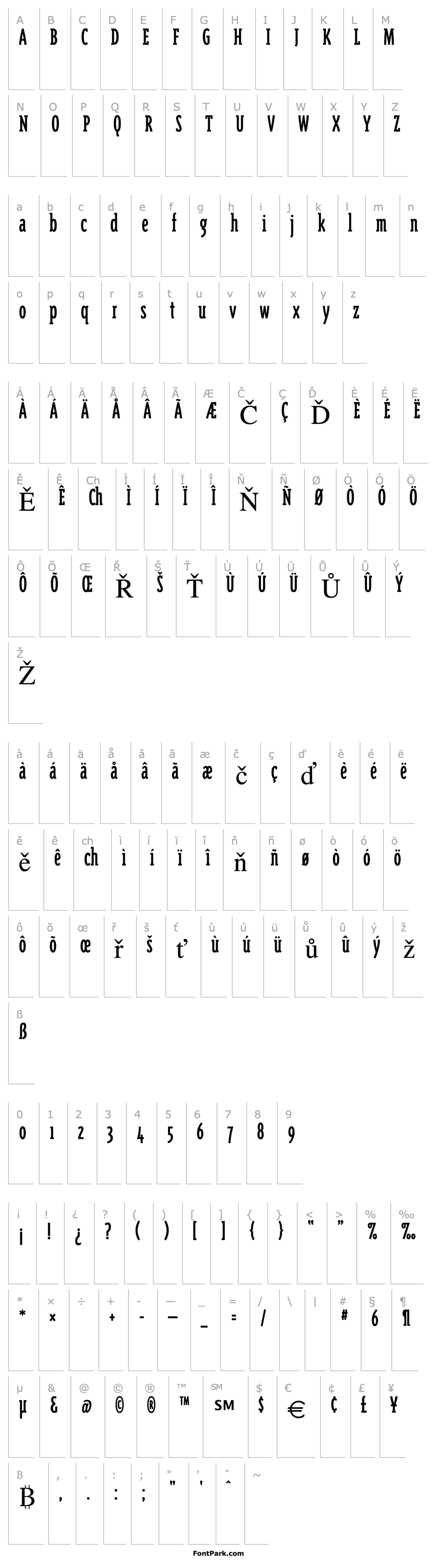 Overview Triplex Cond Serif