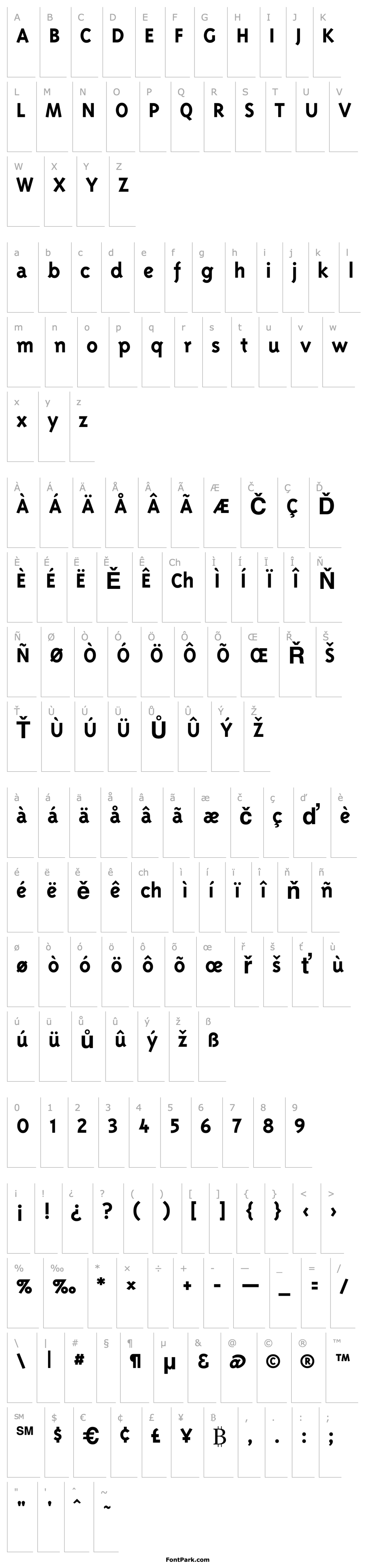 Overview TriplexBoldLining Bold