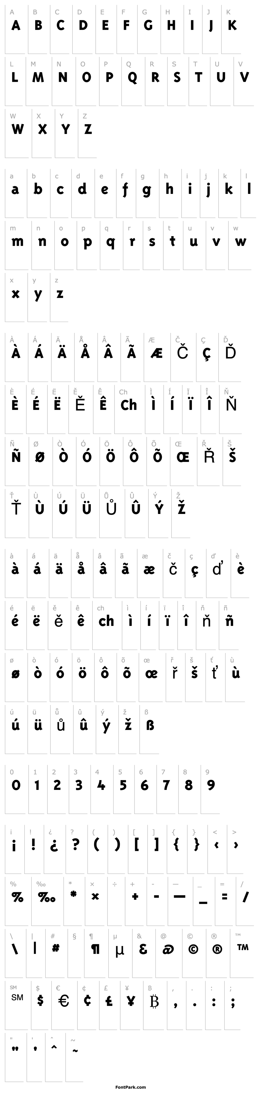 Overview TriplexExtraboldLining