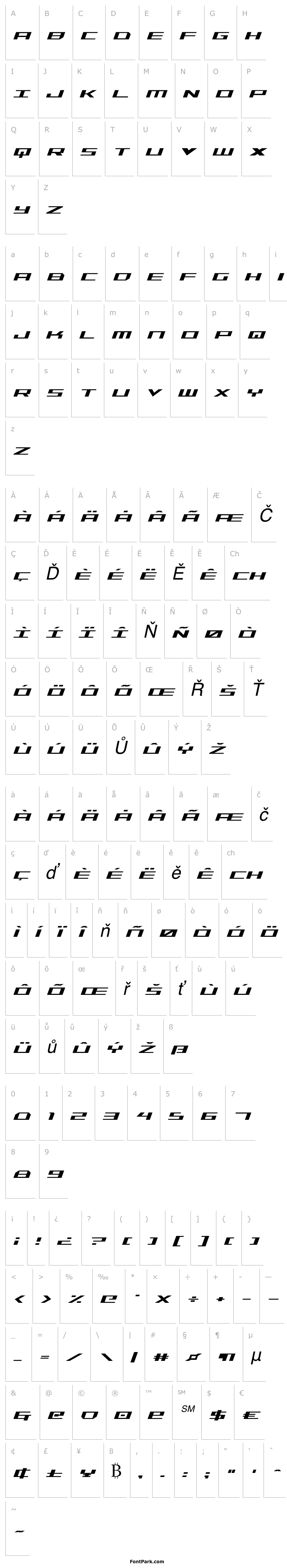 Overview Trireme Condensed Italic