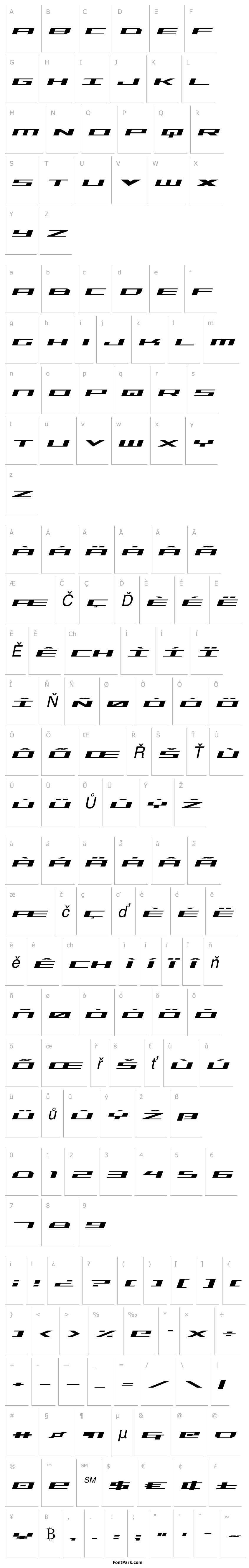 Overview Trireme Expanded Italic