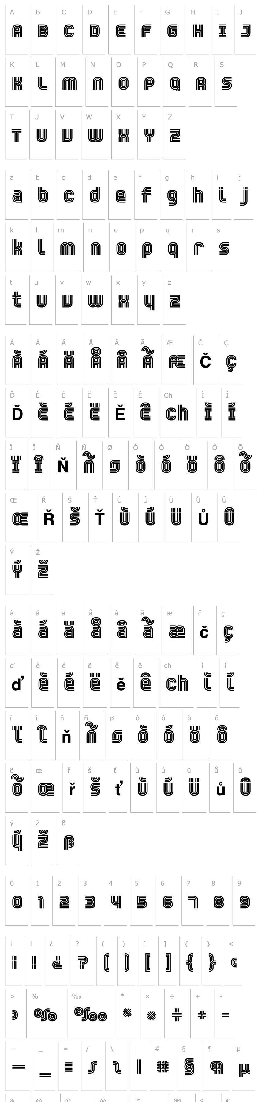 Overview Trisect Bold