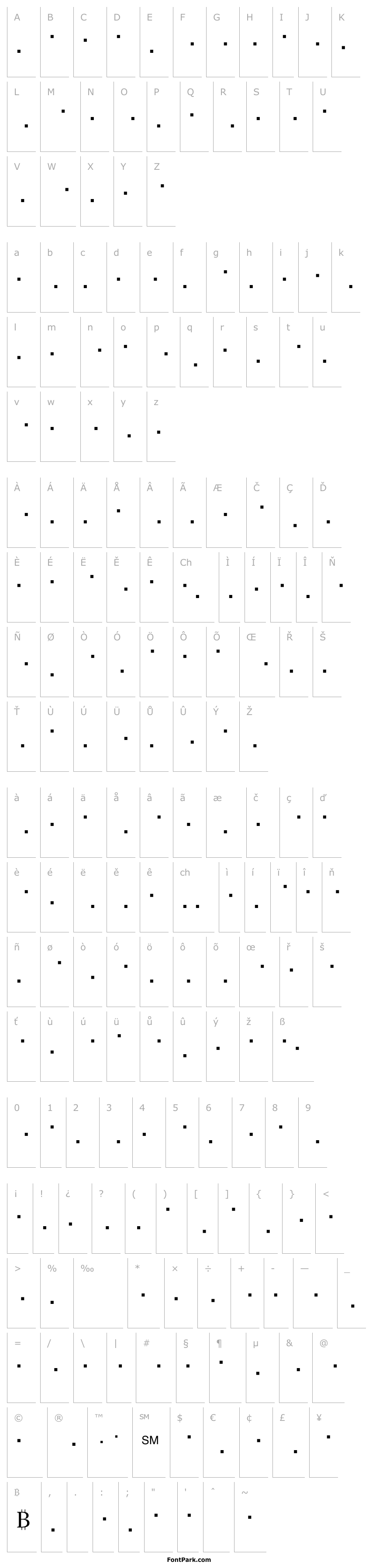 Přehled TRSMillionTwinkle-Regular