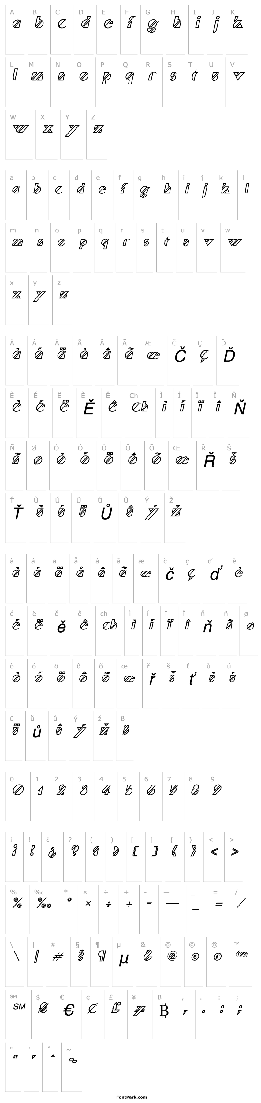 Overview Trufflette Italic