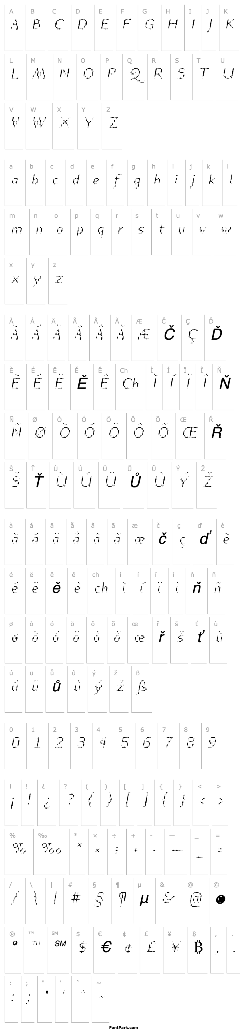 Overview TTRheostatFahrenheit-LiteItalic