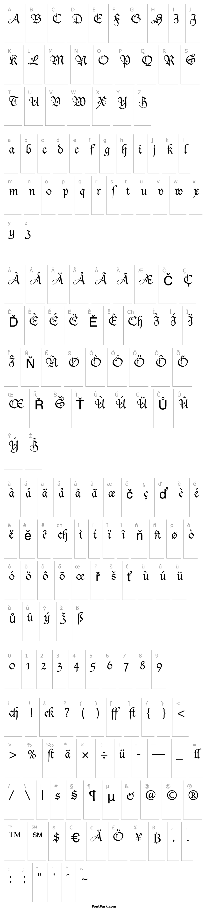 Overview Tudor Script Light SSi Light