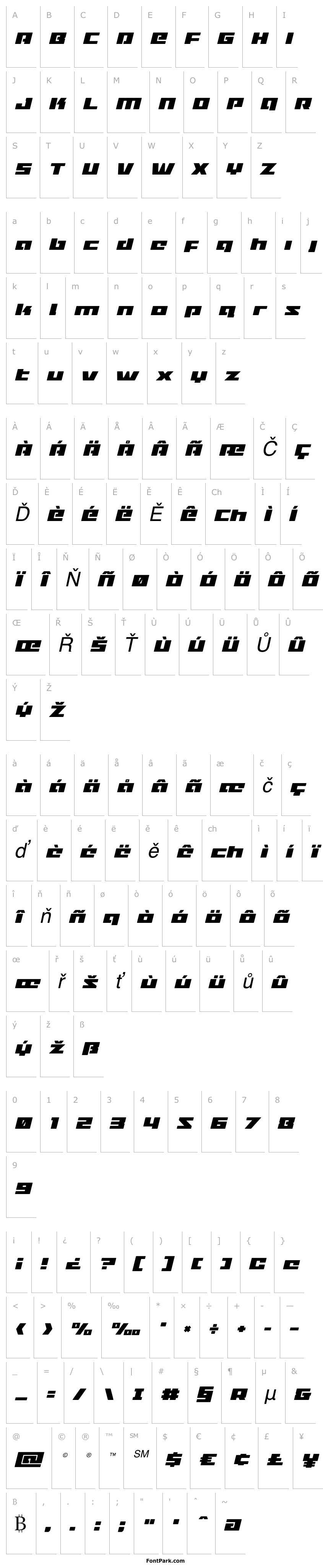 Overview Turbo Charge Italic