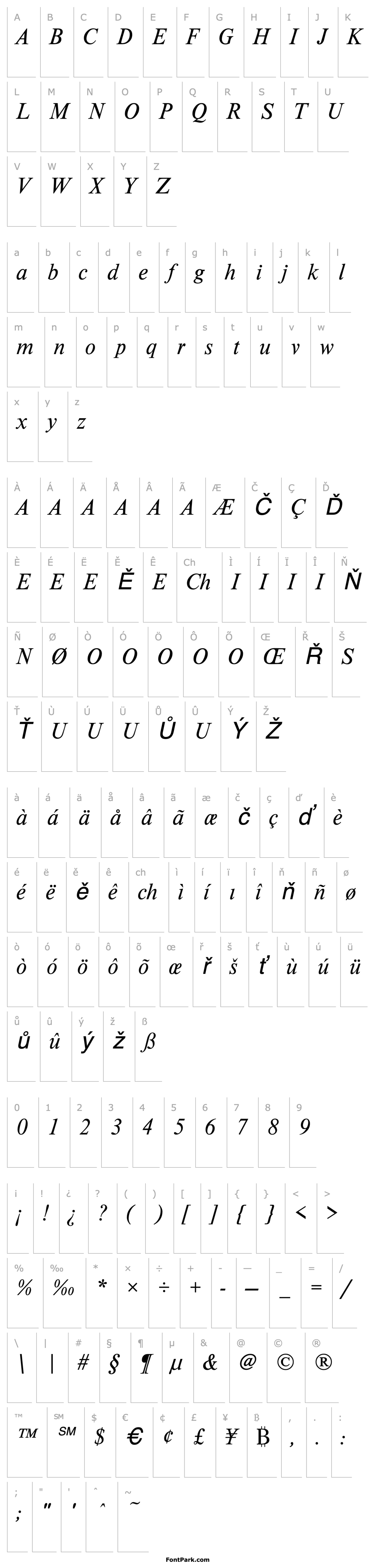 Přehled TurkishTimesSSK Italic